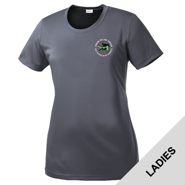 LST350 - OOTAE025 - EMB - Ladies Wicking T-Shirt Thumbnail
